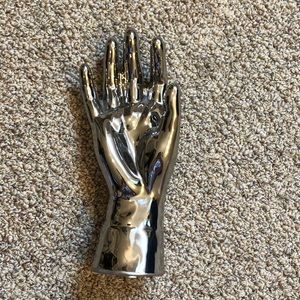 Decorative metal hand